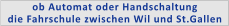 ob Automat oder Handschaltung die Fahrschule zwischen Wil und St.Gallen